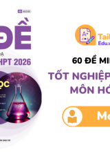 60 Đề minh họa Tốt nghiệp THPT 2026 môn Hóa học PDF Moon